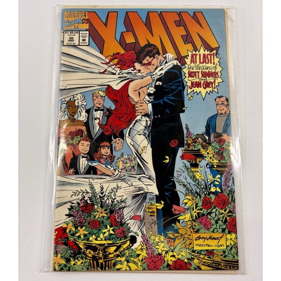 X-Men #30 Marvel Comics Book NM March 1994 Cyclops Jean Grey Wedding - Picture 1 of 1